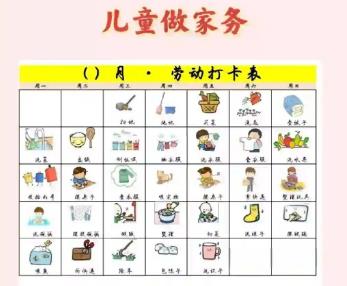 漳州儿童做家务年龄对照表